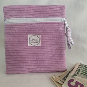 Bolsita cremallera Micropana rosa