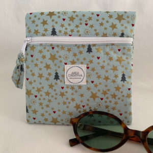 Bolsita cremallera Estilo navideño