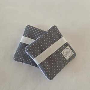 Desmaquilladores Pack 2 lunares gris