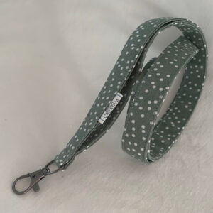Lanyard Lunares verde