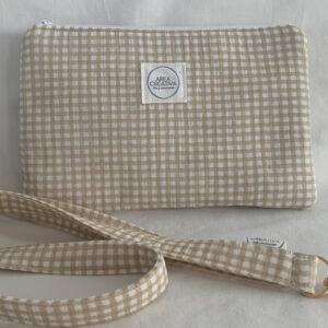 Neceser Cuadro vichy mostaza