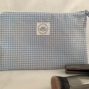 Neceser Cuadro vichy azul